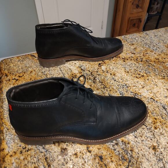 Marc Joseph Black Leather Chukka Boots Size 11.5, Made in Brazil, LVL 015 - Picture 7 of 15
